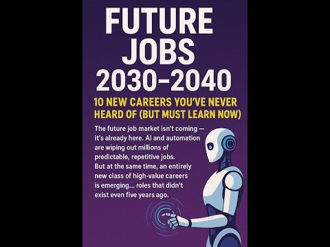 Future Jobs 2030–2040: 10 New Careers You’ve Never Heard Of (But Must Learn NOW)
