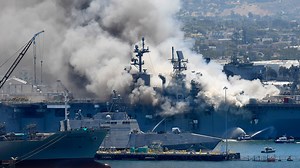 Navy probe finds major failures in fire that destroyed USS Bonhomme Richard ship