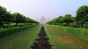 Mehtab Bagh Garden in Agra, India