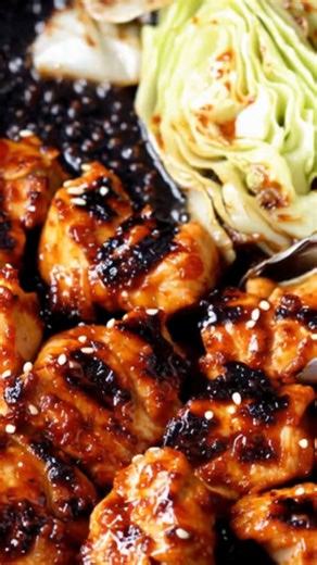 Easy Chicken Bulgogi Recipe Ingredients: - 1 pound boneless chicken breasts or thighs - 2 tablespoons vegetable oil - 1 cup chopped cabbage - 2 green onions, finely chopped Marinade: - 1/4 cup soy sauce - 2 tablespoons brown sugar - 2 teaspoons gochujang (Korean chili paste) - 1 tablespoon mirin - 2 garlic cloves, minced - 2 teaspoons sesame oil - 2 teaspoons grated ginger - Freshly ground black pepper - 1 teaspoon sesame seeds Directions: https://recipesdina.com/easy-chicken-bulgogi-recipe-quic