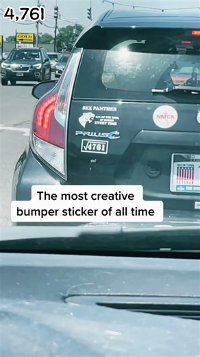You won’t stop laughing at these car stickers🤣 #funny #fyp #carstickers #bumpsticker #car