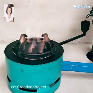 305K views · 4.3K reactions | DIY Making a woodstove that uses waste oil #creativity #abigrlfredy #viral #nigeria #diy | Abigirl fredy | Facebook