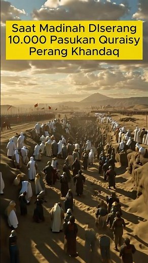 The Story of the Battle of Khandaq: A Force of 10,000 Quraish Stopped by a Trench and Prayer