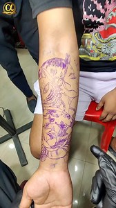 Geisha and neko mask | Athokpam ink