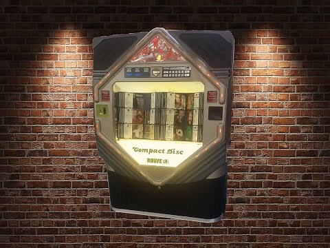 Rowe AMi CD 100 E model jukebox Demo loaded with CDs Only $1,200