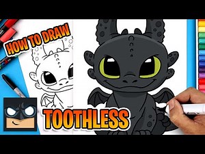How to Draw Toothless | How To Train Your Dragon