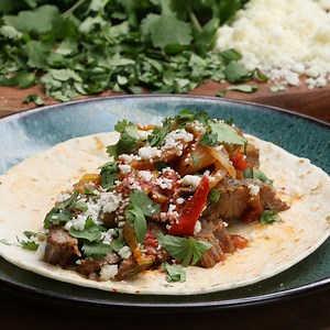 Slow-Cooker Steak Fajitas Recipe by Tasty