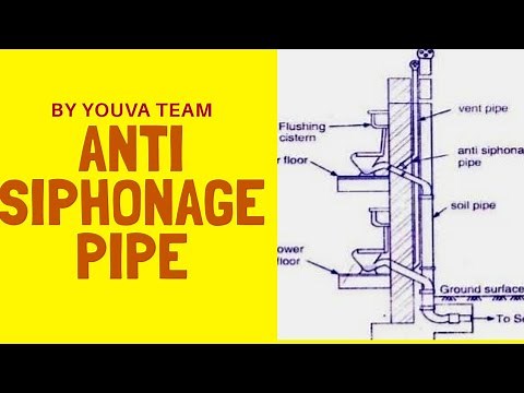 anti siphonage pipe size(एंटी सिफोनेज़ पाइप )