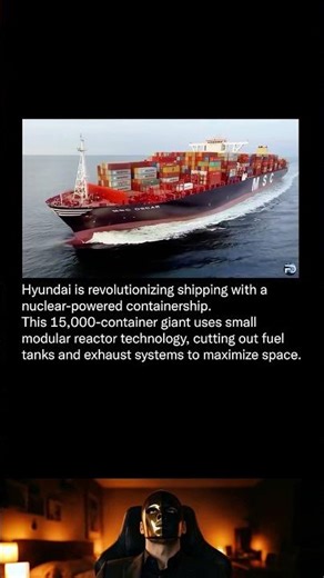 This Hyundai Nuclear Ship Eliminates All Fuel Tanks #innovation #nuclear #hyundai
