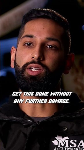 Sim Stops the Recovery as Conditions Turn Risky #HighwayThruHell #recoverytruck #firefighter