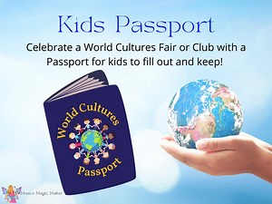 World Cultures Passport Activity * Passport for Kids Instant Download - Etsy