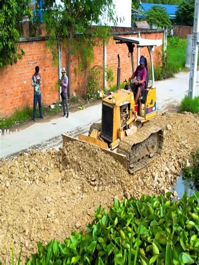 Dump Truck Masterclass – Perfect Concrete Pouring in Road Work! | Bulldozer Excavator