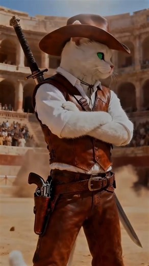 😸 Cute Meow Ai 😸 on Instagram: "😸 Imagine a world where cats are coded, not born. This orange feline is the product of advanced AI animation, designed to explore the intersection of technology and personality. With glowing eyes, sleek fur, and movements that feel both robotic and organic, this cat is a creature of the future. The video places the cat in a neon-lit environment, reminiscent of cyberpunk aesthetics. It walks with purpose, pauses with curiosity, and occasionally glitches—remindin