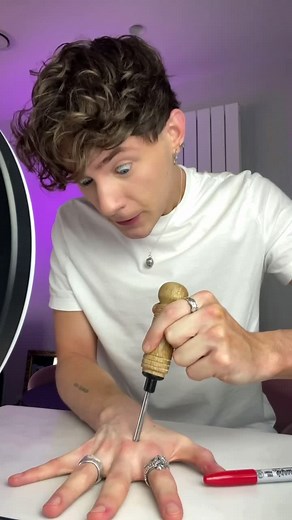 How to pierce your arm 🤫😱🔮