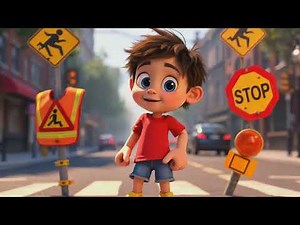 Road Safety Rhyme Stop, Look, Listen.