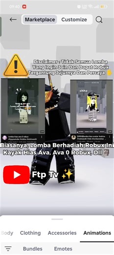 Mengenai Lomba Berhadiah Robux Dan Penyebabnya⚠️✋ | Request By : ‪@Floonie1‬ #roblox