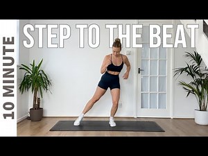 10 Minute 'Step To The Beat' HIIT Workout - Low Impact hiit / all standing