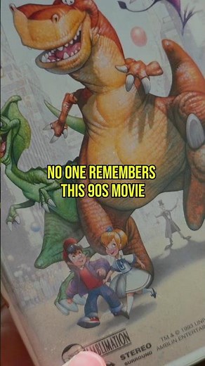 Do you remember We're Back! A Dinosaur's Story from the 90s? #90s #vhs #nostalgia #dinosaur