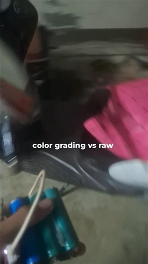 color grading vs raw