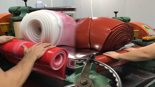 Manufacturing Process of Colorful Silicon Sheets in Factory