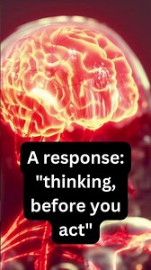 What's the difference between a reaction and a response?