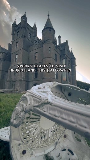 4.4K views · 1K reactions | Spooky places to visit in Scotland this Halloween  gbsct   Balintore Castle ☠️ The grave snatchers look out hut  Edinburgh old town after dark  Broughty Castle  The Kelpies at night  the Mortuary chapel Which one would you visit first?  #scotland #visitscotland #halloween | bgs photography | Facebook