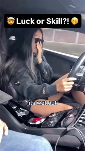 Lambo driver makes a CRAZY save!!! #lambo #spin #save #huracan #lambo #lamborghini #exoticcars