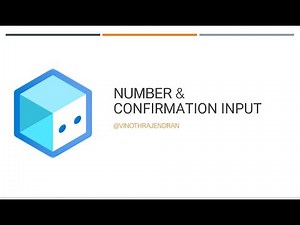 04 - Bot Composer Number & Confirmation Input with repeat the step