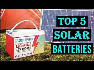 Best Solar Batteries 2023 | Top 5 Best Solar Battery - Reviews