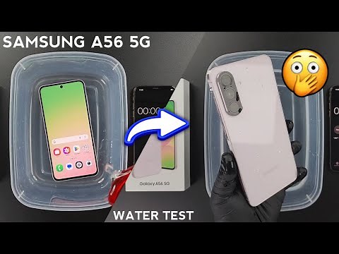 Samsung A56 5G iP67 Water Test 💧💦| Galaxy A56 is Actually Waterproof or Not?