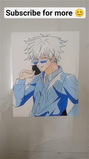 How to draw gojo 💙