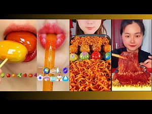 Tingling Taste Buds Relaxing ASMR Eating Challenge with Exotic Foods