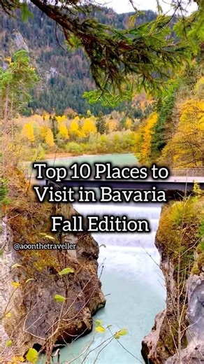 Top 10 Places to Visit in Bavaria in Autumn 🍂 #Bavaria