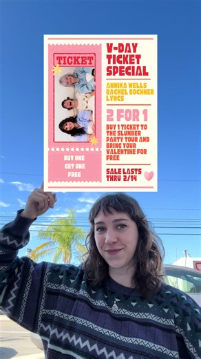 SURPRISE!!!! From now until Valentine’s Day, tour tickets are buy one get one free! 🎟️💘👼🏻💕💖 link in bio to find your city!!!! Use code “VDAY” at checkout ◡̈ 💗San Francisco 💗Sacramento 💗Portland 💗Seattle 💗Salt Lake City 💗Denver 💗Phoenix 💗San Diego 💗Los Angeles #ValentinesDay #tour #her #ifoundher #indiepop