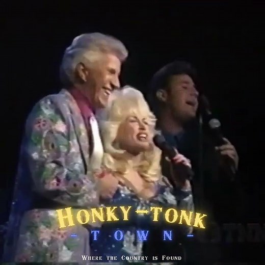 Dolly Parton and Vince Gill singing I Will Always Love You at the Opry, to Porter Wagoner