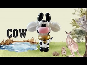 Easy way to make Balloon Cow