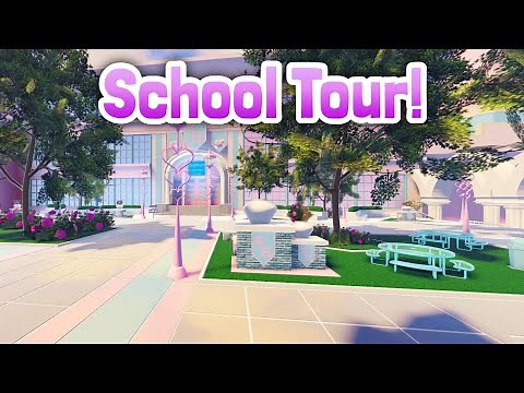 TOUR OF THE NEW SCHOOL! THRONE HALL! Royale High Leaks