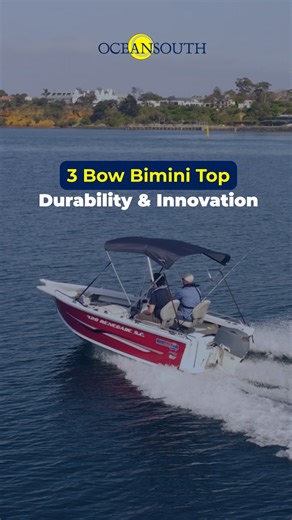 Oceansouth Australia on Instagram: "Meet the Oceansouth 3 Bow Classic Bimini – engineered for strength, built for adventure. Constructed using tough anodised aluminium, it delivers reliable protection on the water. 🚤 Premium Atlas Material: UV-Treated & Saltwater Tough 💧 Water Resistant & Breathable: Resilience against mold and mildew 🛡 Smart Storage: Retracts fast with built-in boot and quick-release straps 🧼 Easy Setup: Hassle-free installation The Oceansouth 3 Bow Classic Bimini provides 
