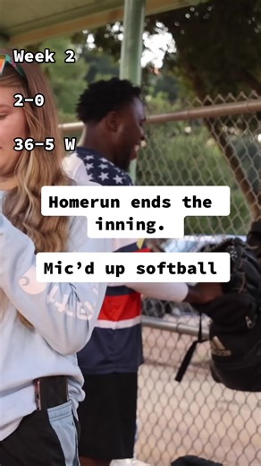 Mic’d up softball week 2. Yard Dawgs get the 36-5 W. #softball #slowpitch #slowpitchsoftball #micdup