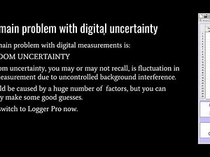 IB Physics - Uncertainty with Digital Instruments