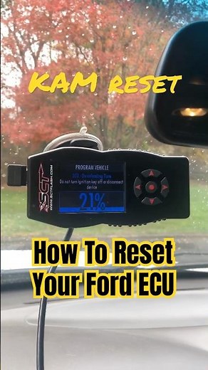 How To Clear Ford Keep Alive Memory, KAM Reset Procedure: Wipe All PCM / ECU Memory #shorts