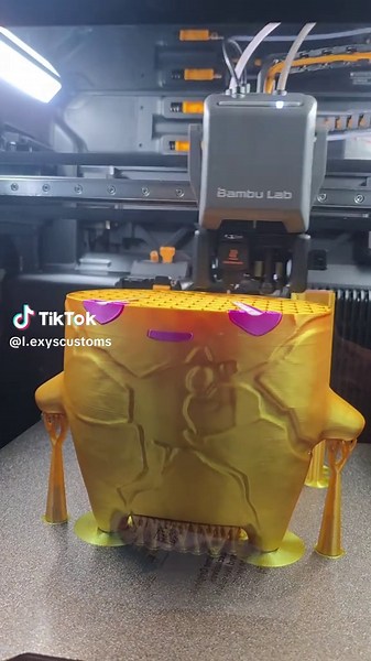 Gold Zero Point Fortnite 3D Printed Sprite