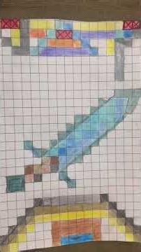 Do you have listened about pixel art The diamond sword of Minecraft ☠️