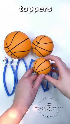 Easy Basketball Cake Topper DIY Tutorial