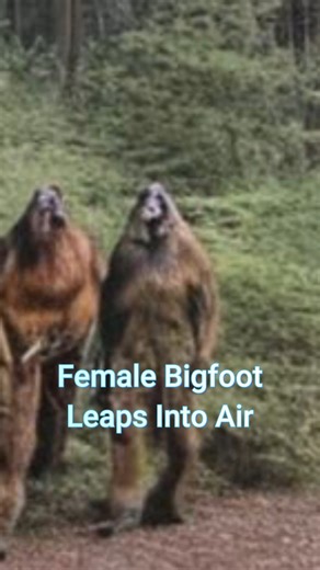 Female Bigfoot leaps into air in King County, Washington | Bigfoot Evidence