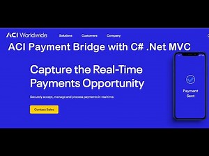 ACI Payment - Payment Bridge Implementation Tutorial | .Net Code | C# code