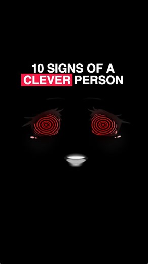 brainhex_ on Instagram: "10 Signs of a Clever Person: 1. A clever person often acts dumb to observe. 2. They listen more than they speak. 3. They pretend not to know, just to learn more 4. They stay calm when everyone else panics. 5. They use silence as a strategy 6. They hide their strengths in plain sight 7. They read people without needing words Tags 🔖 #inspirationdaily #psychologyfacts #darkpsychology #humanpsychology #mindhacks #psychologytips #reelfacts #psychmind #mindpower #selfimprovem