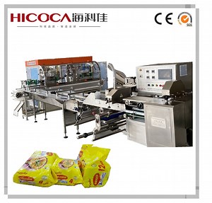[Hot Item] Automatic Instant Noodles Food Servo Packing Pillow Family Packaging Machine