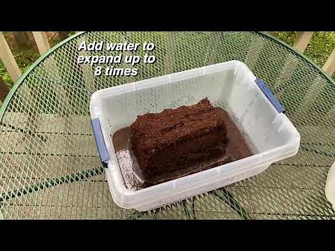 Harris Coconut Coir Pith, Compressed Coconut Fiber Expandable Substrate