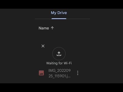 Fix Google Drive Waiting for Wi-Fi on Android